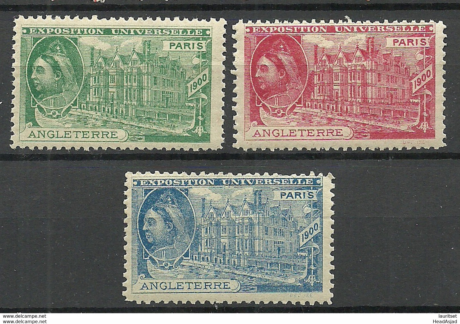 France 1900 EXPOSITION UNIVERSELLE Paris ANGLETERRE Great Britain MNH - 1900 – París (Francia)