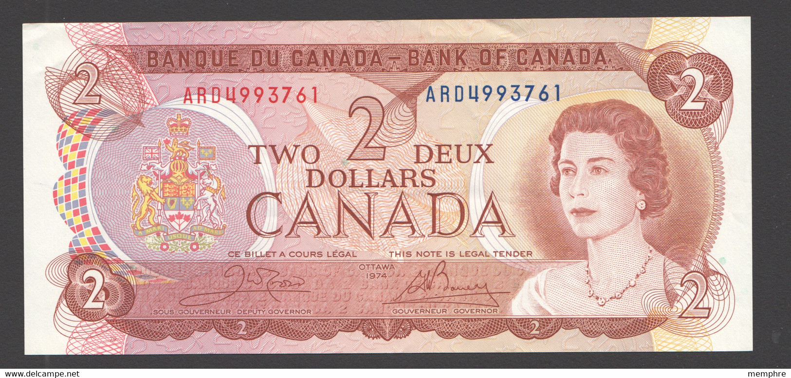 1973  $2   Signed Crow / Bouey  UNC - Canada