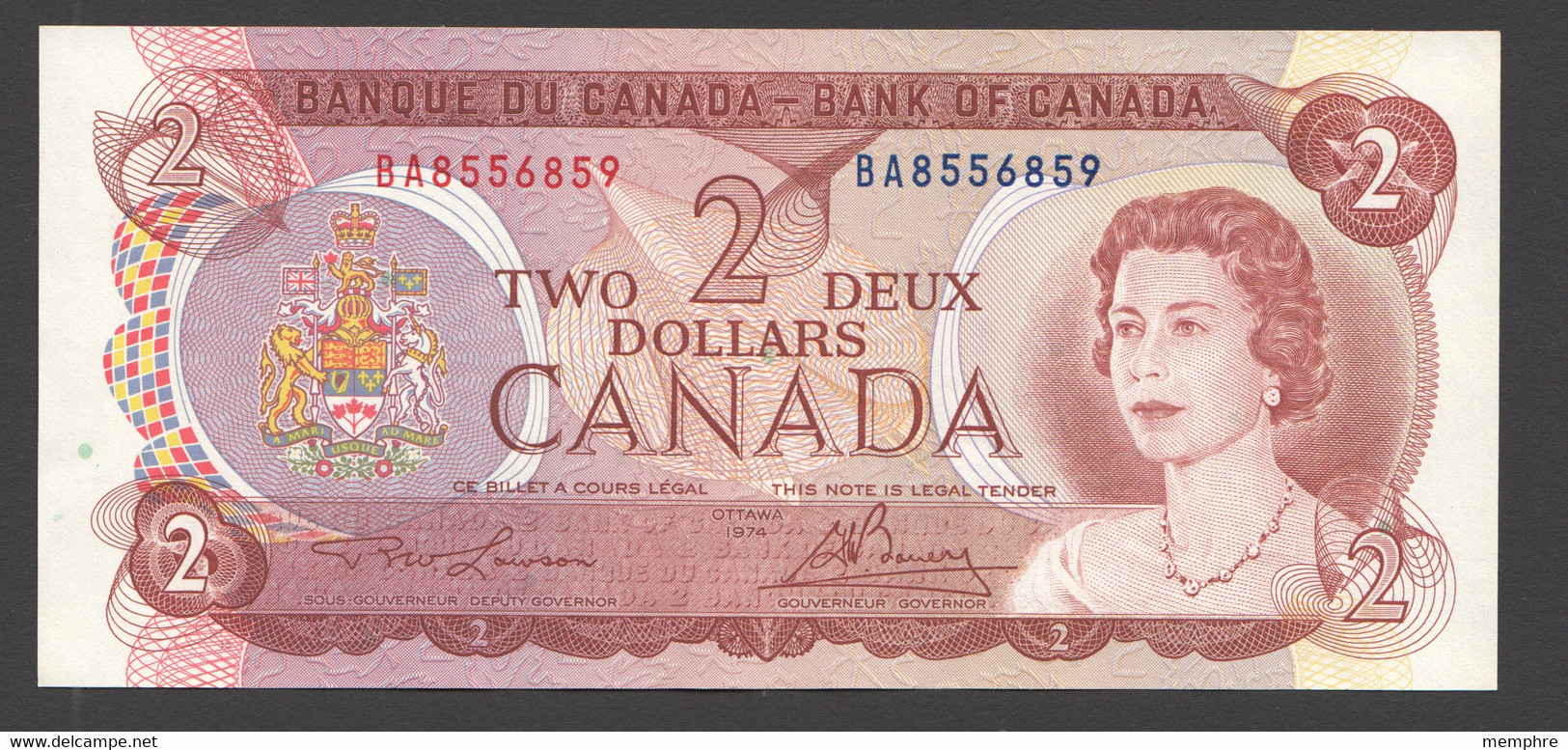 1973  $2   Signed   Lawson / Bouey  UNC - Canada