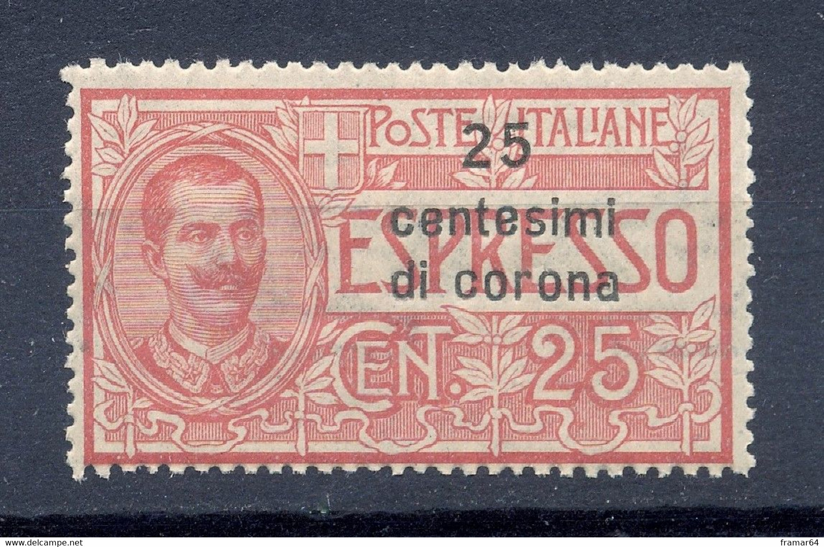 FF1 1921 Dalmazia Espresso Soprastampato - Sassone N. E1 MNH** - Dalmatia