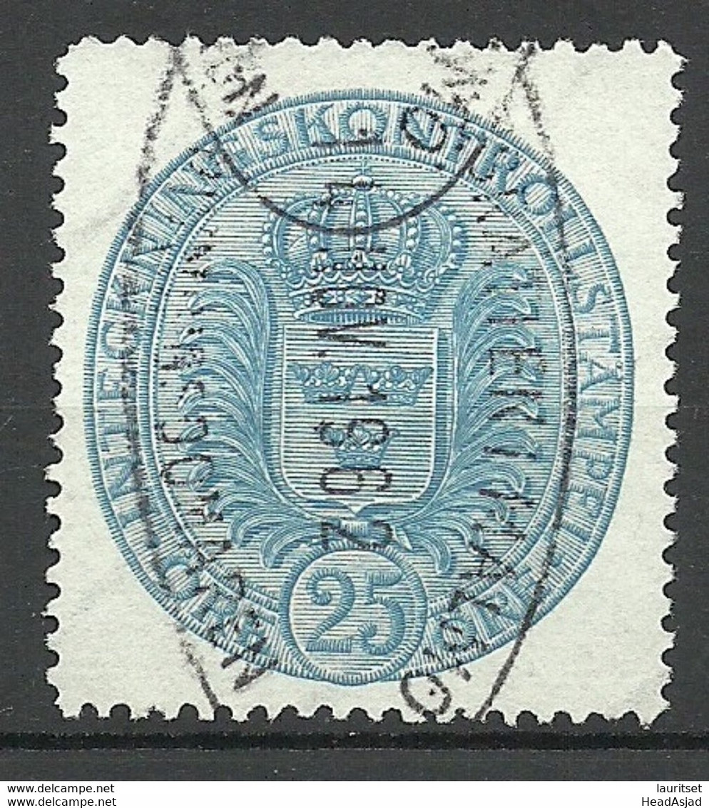 SCHWEDEN Sweden O 1962 Revenue Tax 25 Öre - Steuermarken