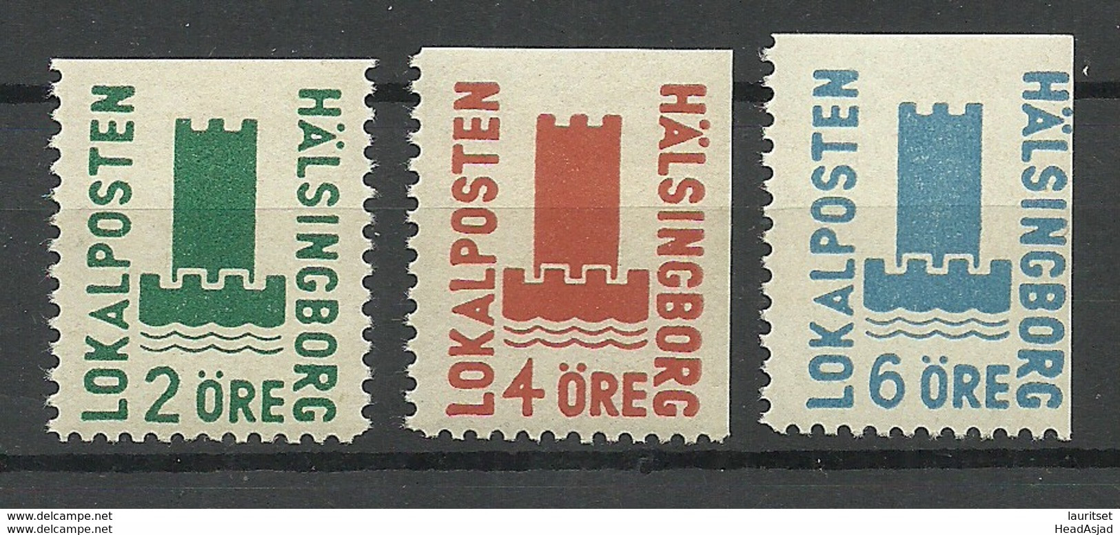 SCHWEDEN Sweden HÄLSINGBORG Stadtpost Local City Post MNH - Ortsausgaben