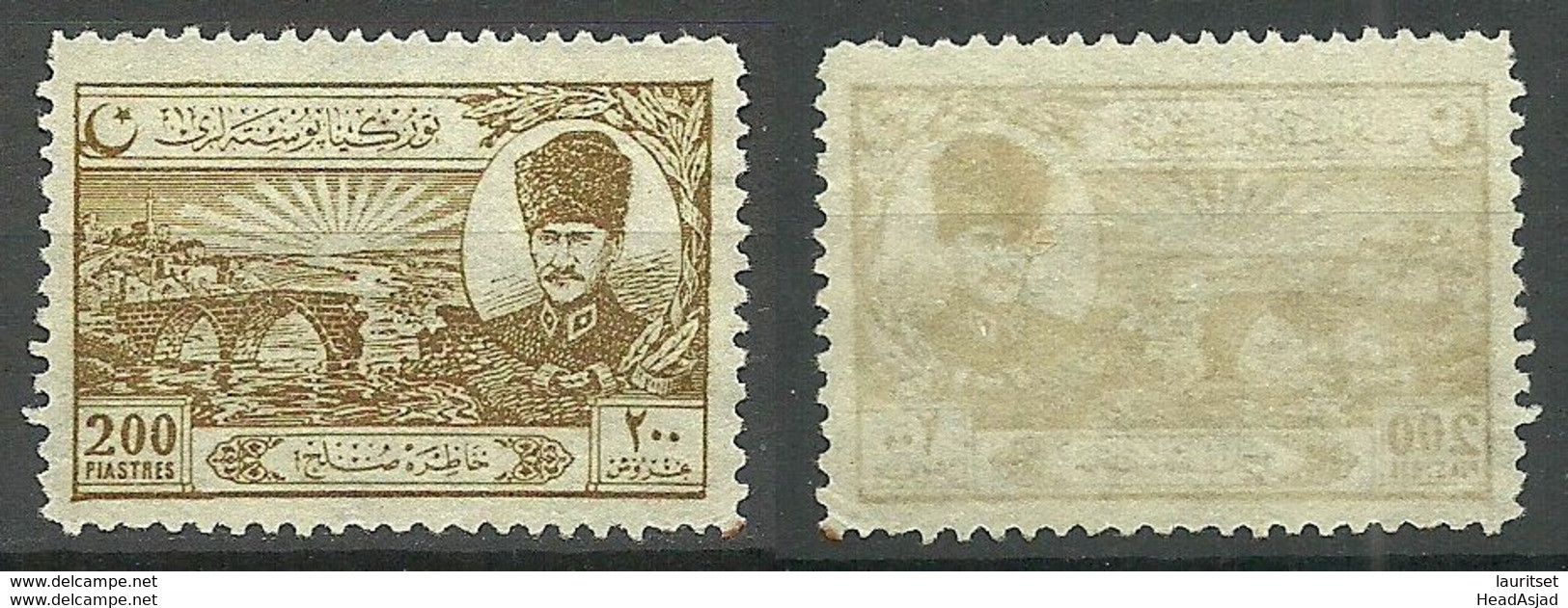 TÜRKEI Turkey 1924 Michel 806 (*) - Ungebraucht