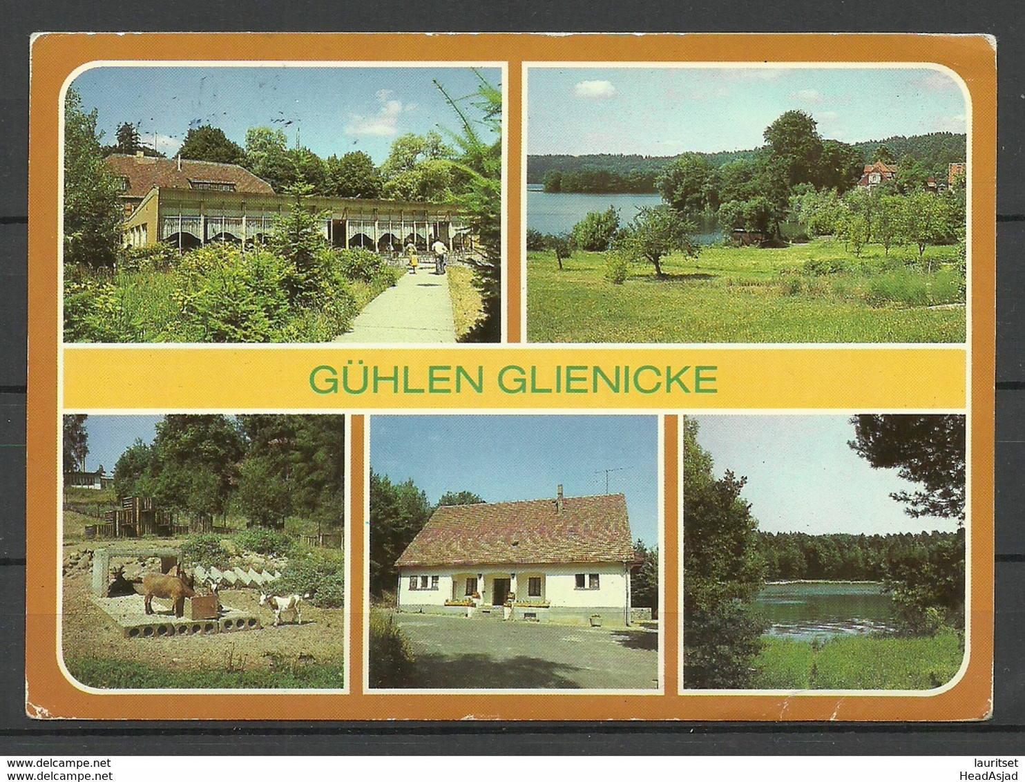Deutschland Ansichtskarte GÜHLEN GLIENICKE Kr. Neuruppin (gesendet, Mit Briefmarke) - Glienicke