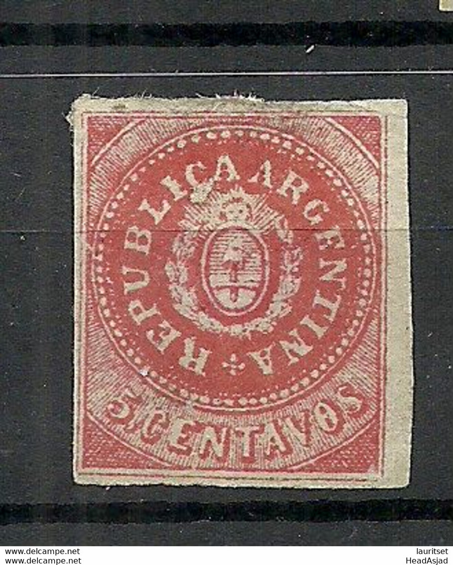 ARGENTINA 1862/1864 Michel 5  * New Print Privater Nachdruck? - Nuevos