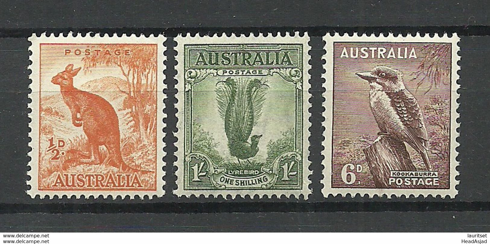 Australia 1941/56 Michel 148 C & 194 & 264 MNH - Otros & Sin Clasificación