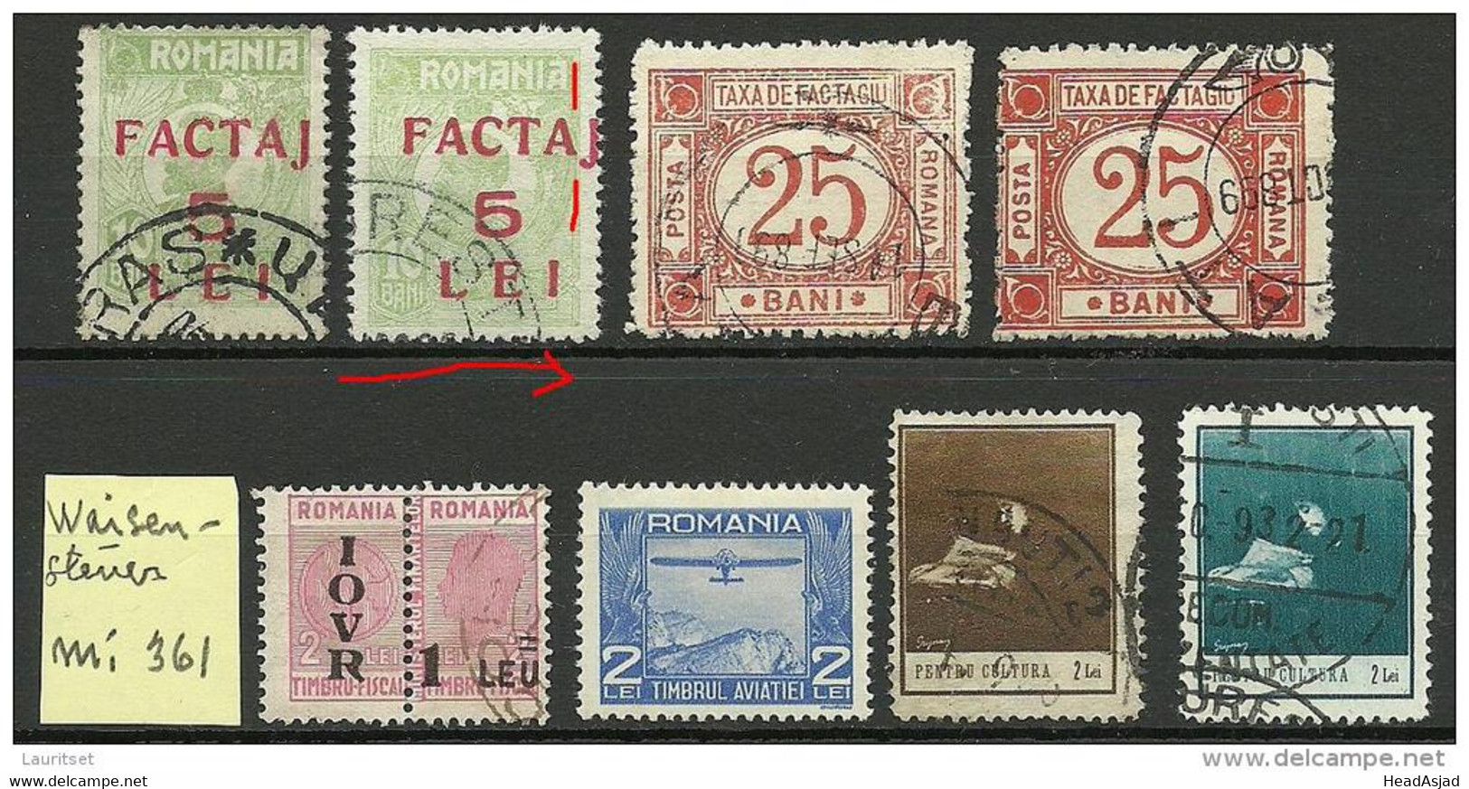 ROMANIA ROMANA Rumänien 1895 - 1947 Paketmarken Potage Due Tax Revenue Stamps Mint & Used - Parcel Post