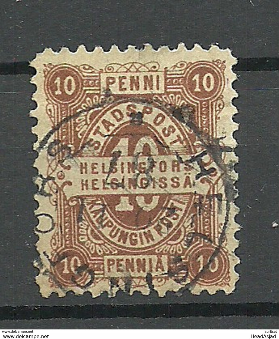 FINLAND HELSINKI 1884 Local City Post Stadtpost Helsinki O - Emissions Locales