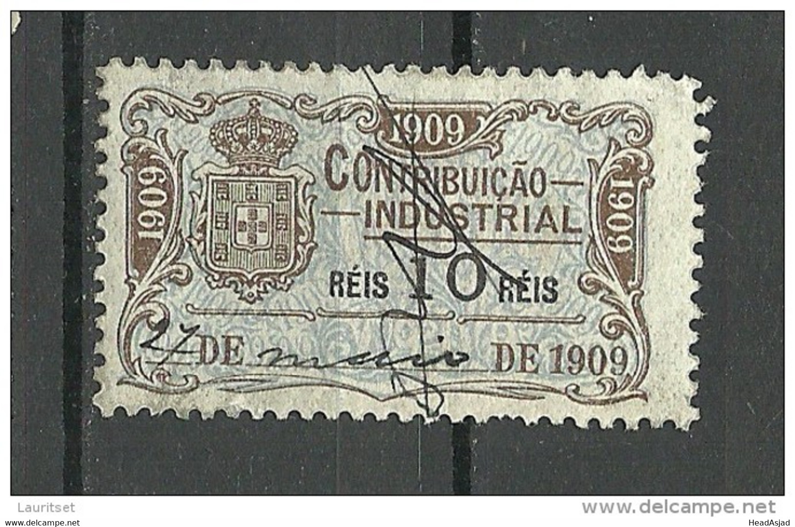 BRAZIL Brazilia 1909 Revenue Tax Contribuicao Industrial O - Dienstmarken