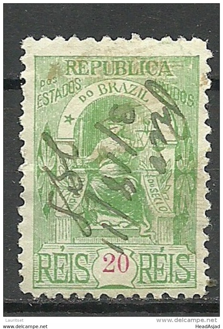 BRAZIL Brazilia O 1911 Old Revenue Tax Fiscal Stamp O - Strafport