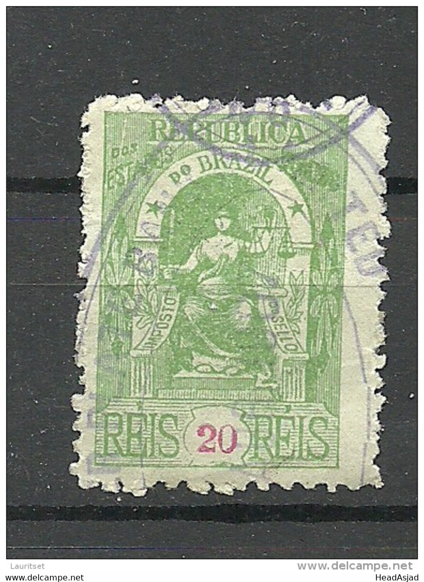 BRAZIL Brazilia O 1911 Old Revenue Tax Fiscal Stamp O - Postage Due