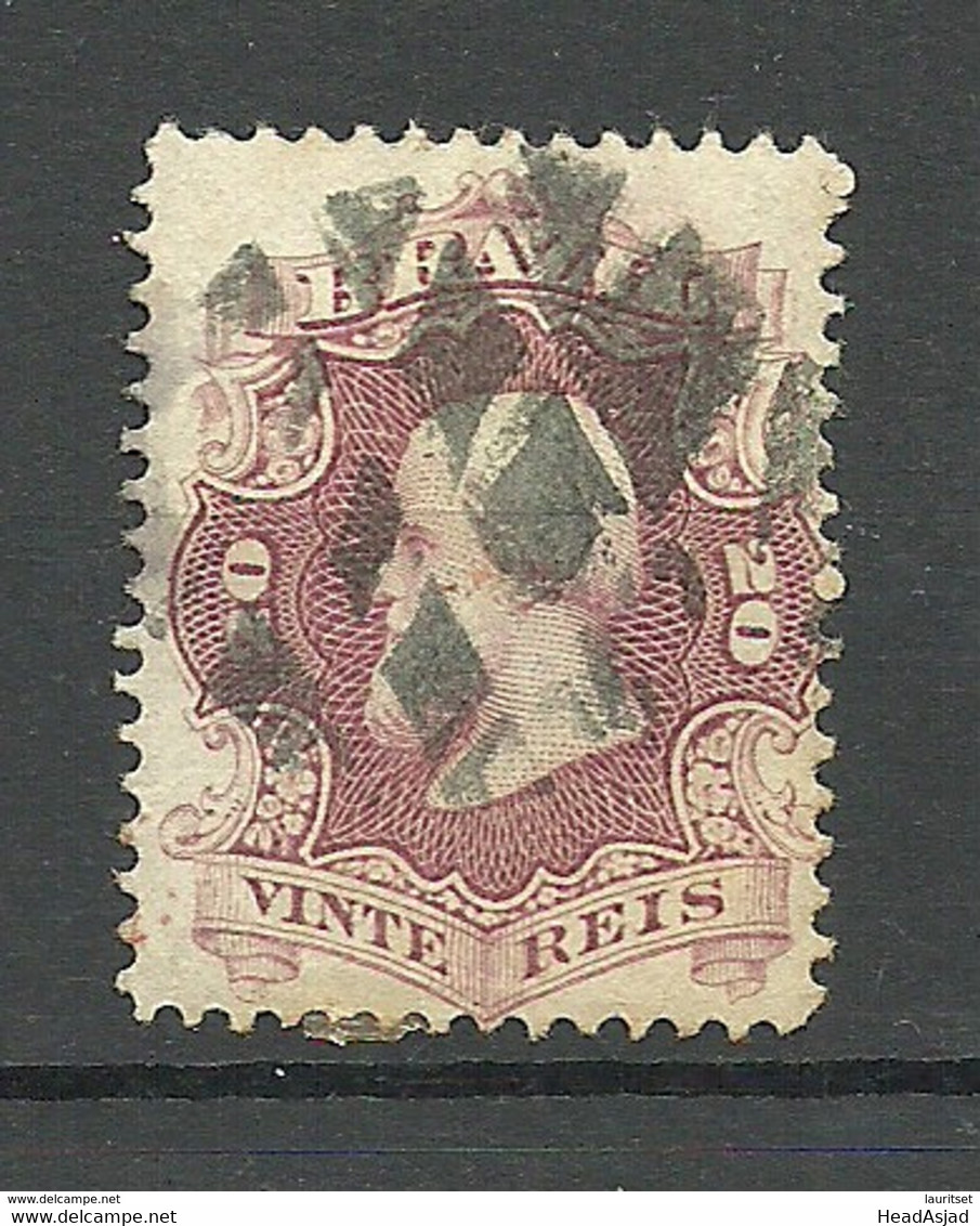 BRAZIL Brazilia 1866 Michel 24 O - Unused Stamps
