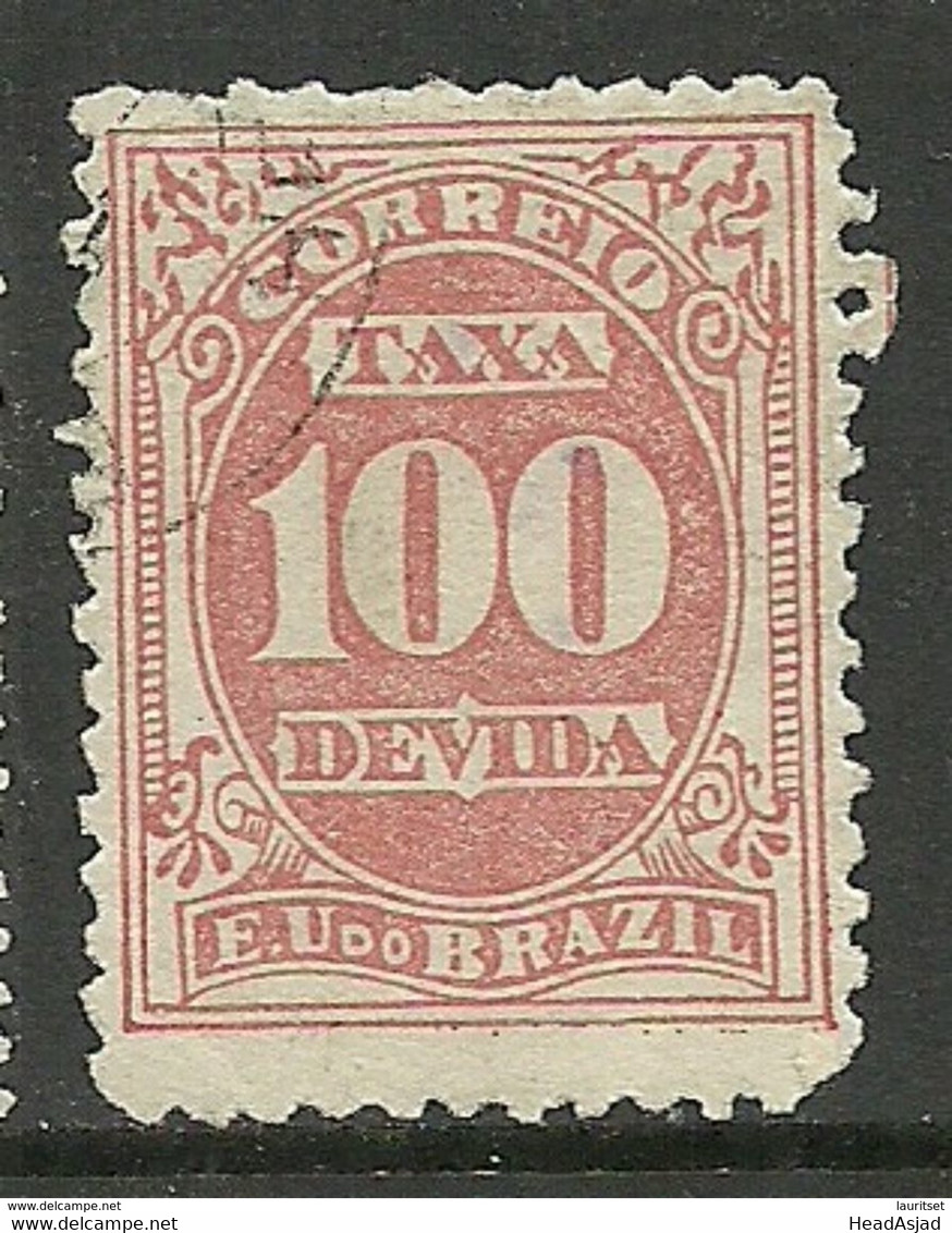 BRAZIL Brazilia 1895 Taxa Devida Portomarke Postage Due Michel 21 O - Segnatasse