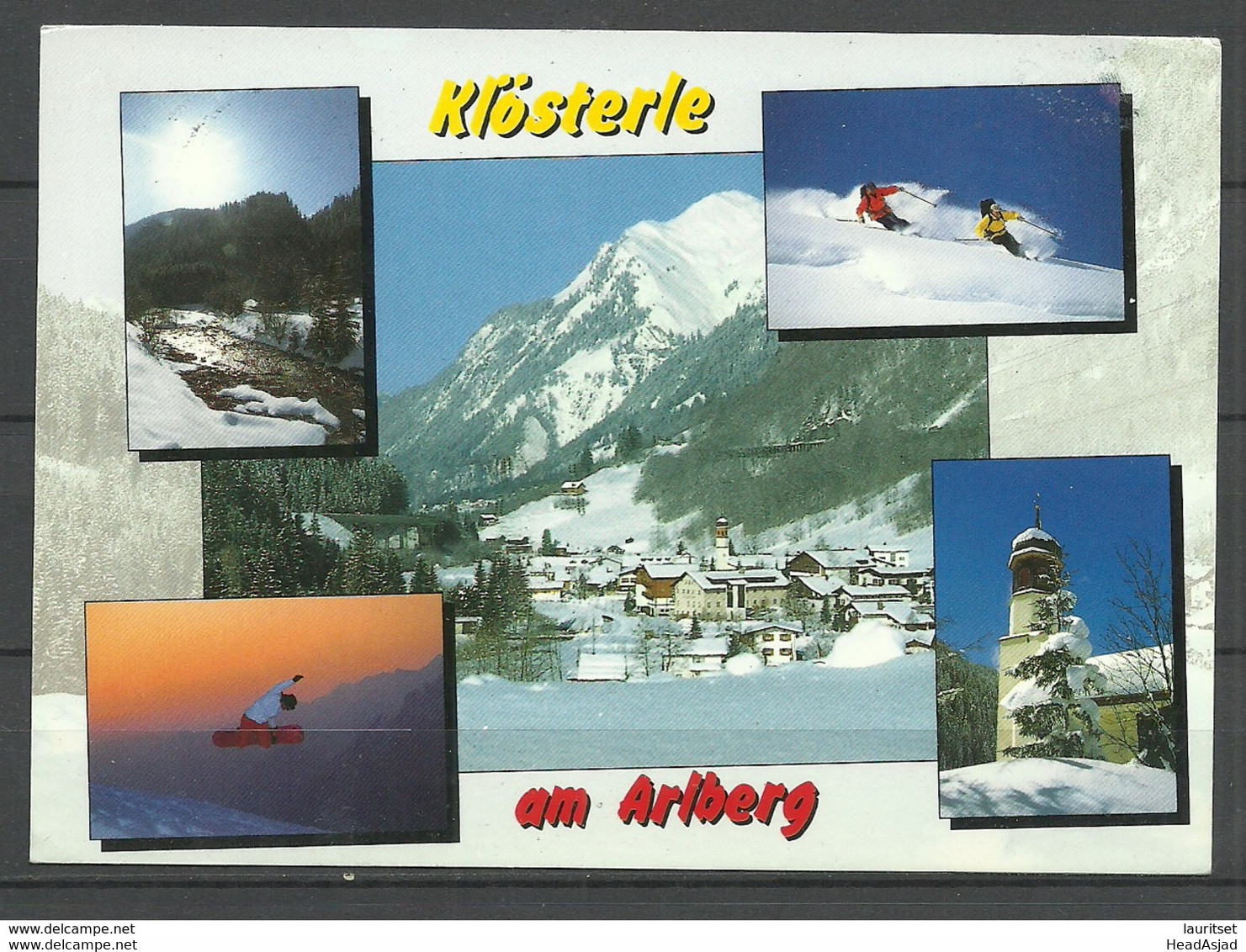 AUSTRIA Österreich KLÖSTERLE Am Arlberg Gesendet 2000 Aus Deutschland Mit Briefmarke - Klösterle