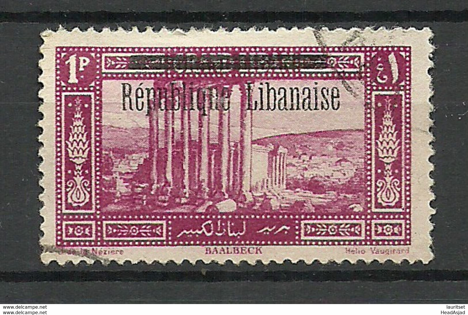 LIBANON Grand Liban 1927 Michel 106 O - Used Stamps