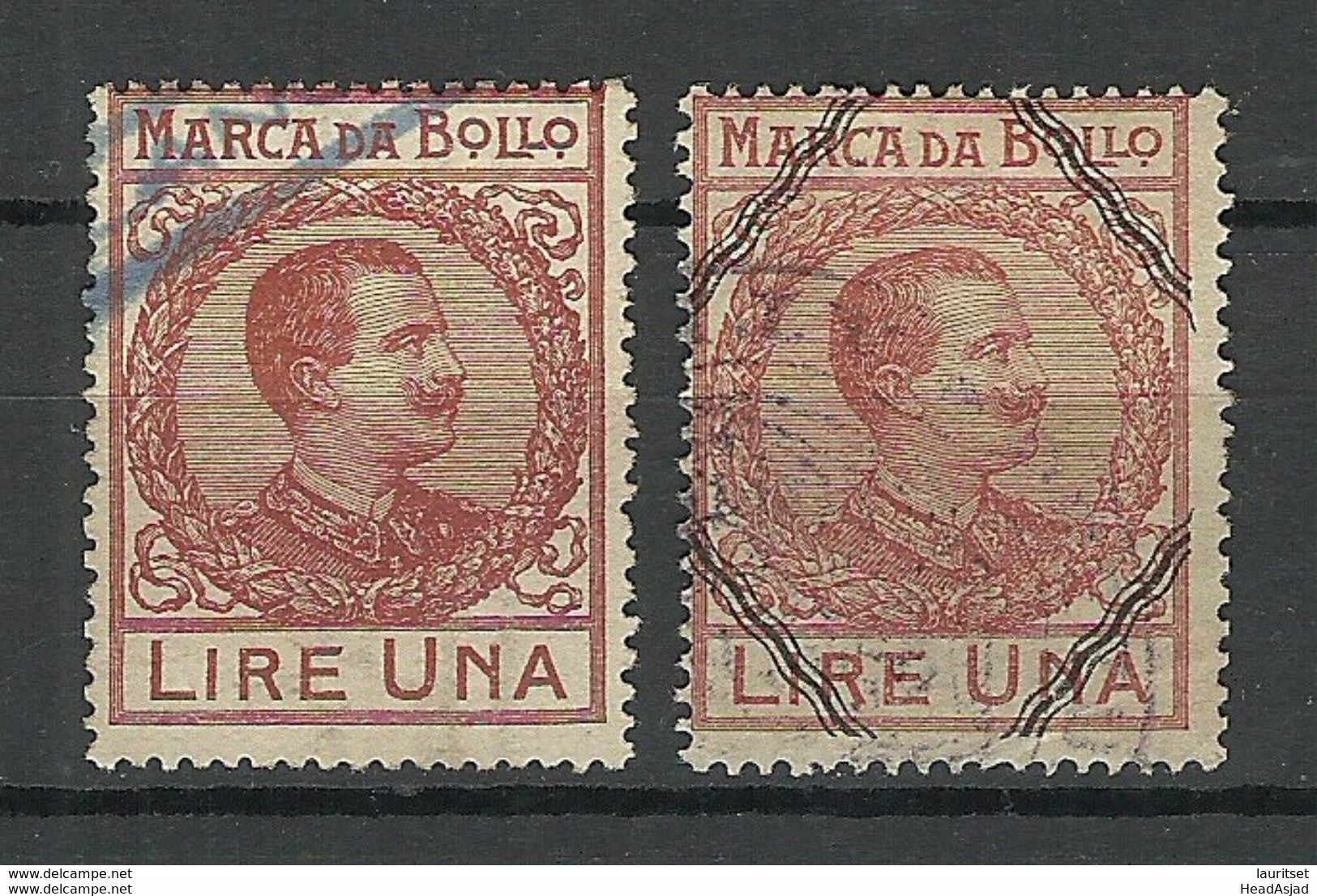 ITALIA ITALY Revenue Tax Fiscal Marca Da Bollo O - Revenue Stamps