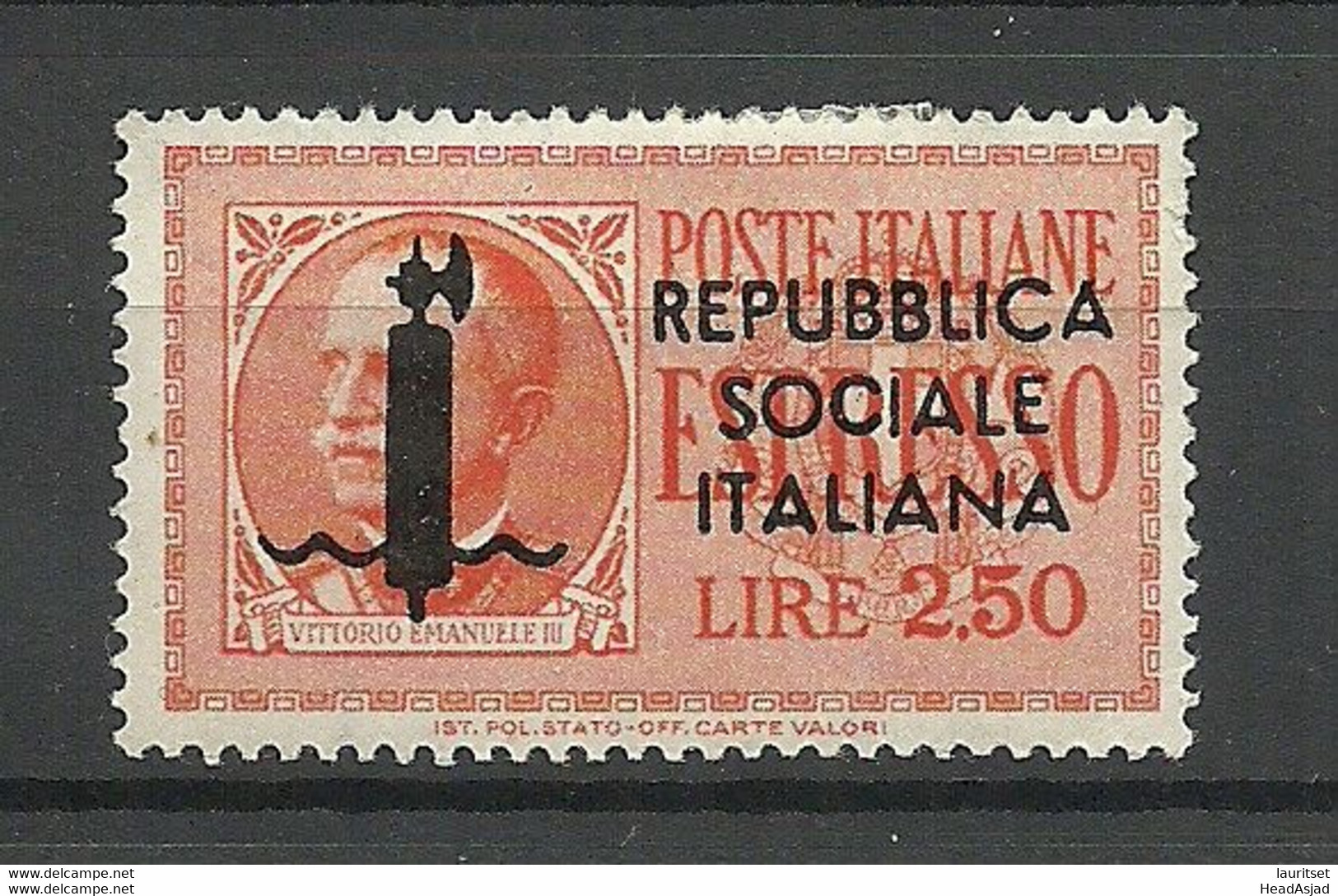 ITALY 1944 Michel 649 * - Posta Espresso