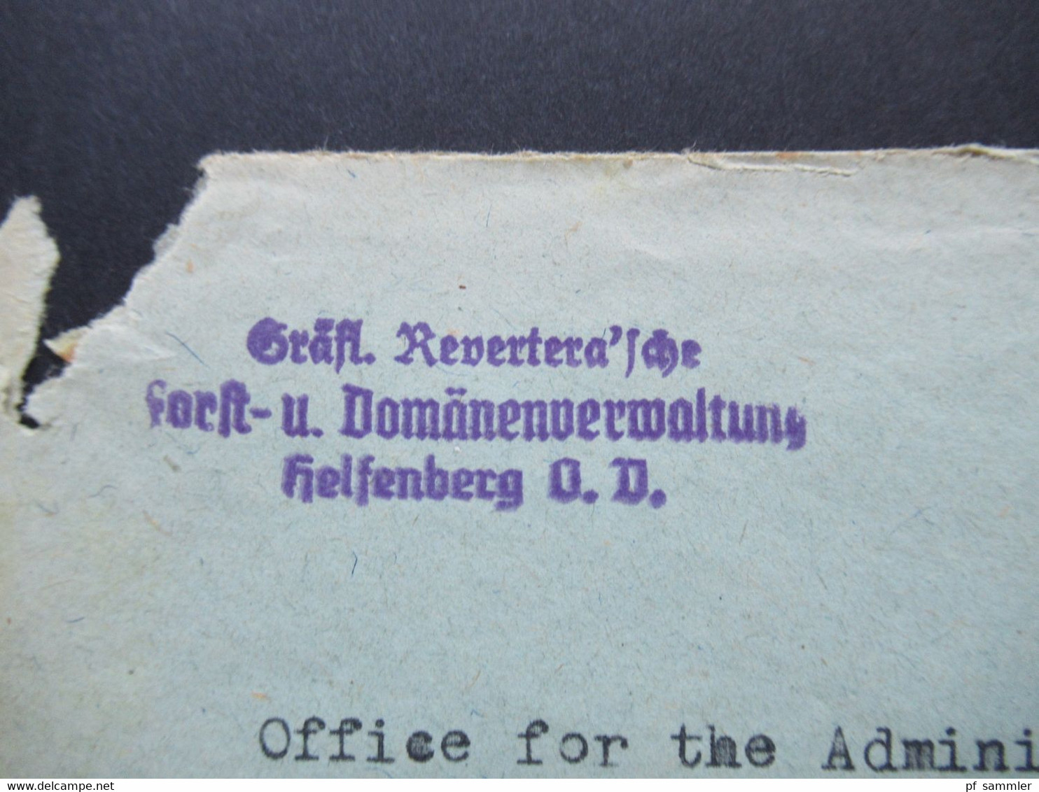 Österreich 1950 Trachten Nr. 900 (2) MeF An: Office For The Administration Of Former Wehrmacht Property In Linz - Brieven En Documenten