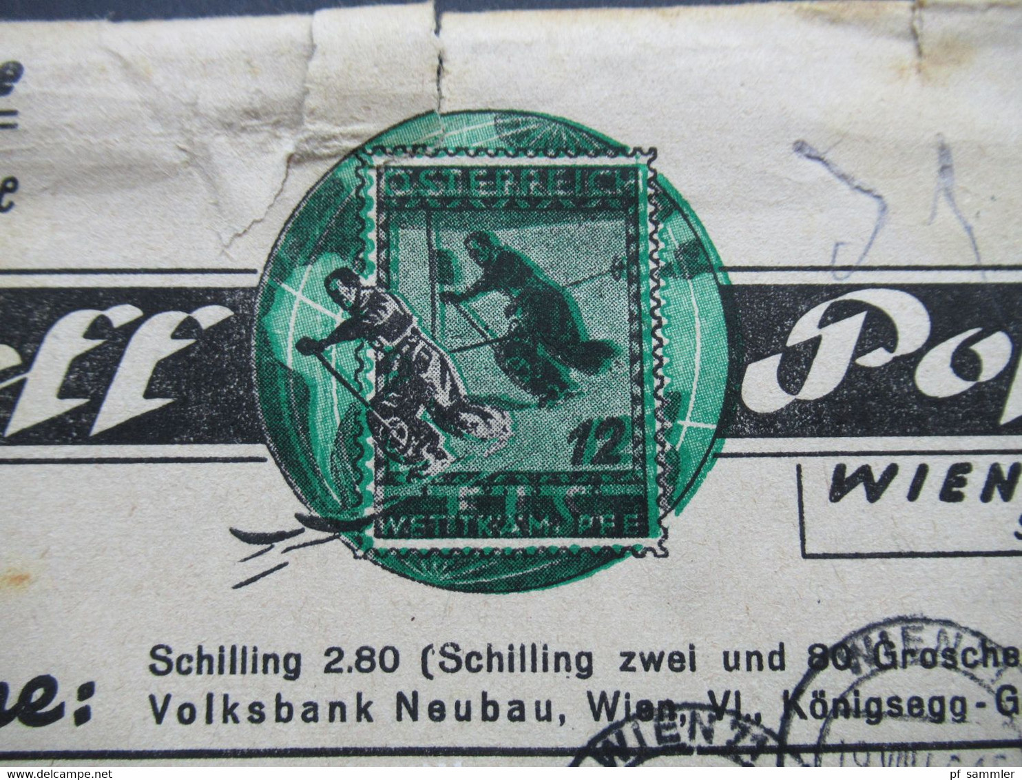 Österreich 1946 Drucksache Sabeff Post Einschreiben Wien 71 Nachnahme Frankiert Mit Landschaften Nr. 738 Und 753 (2) - Brieven En Documenten