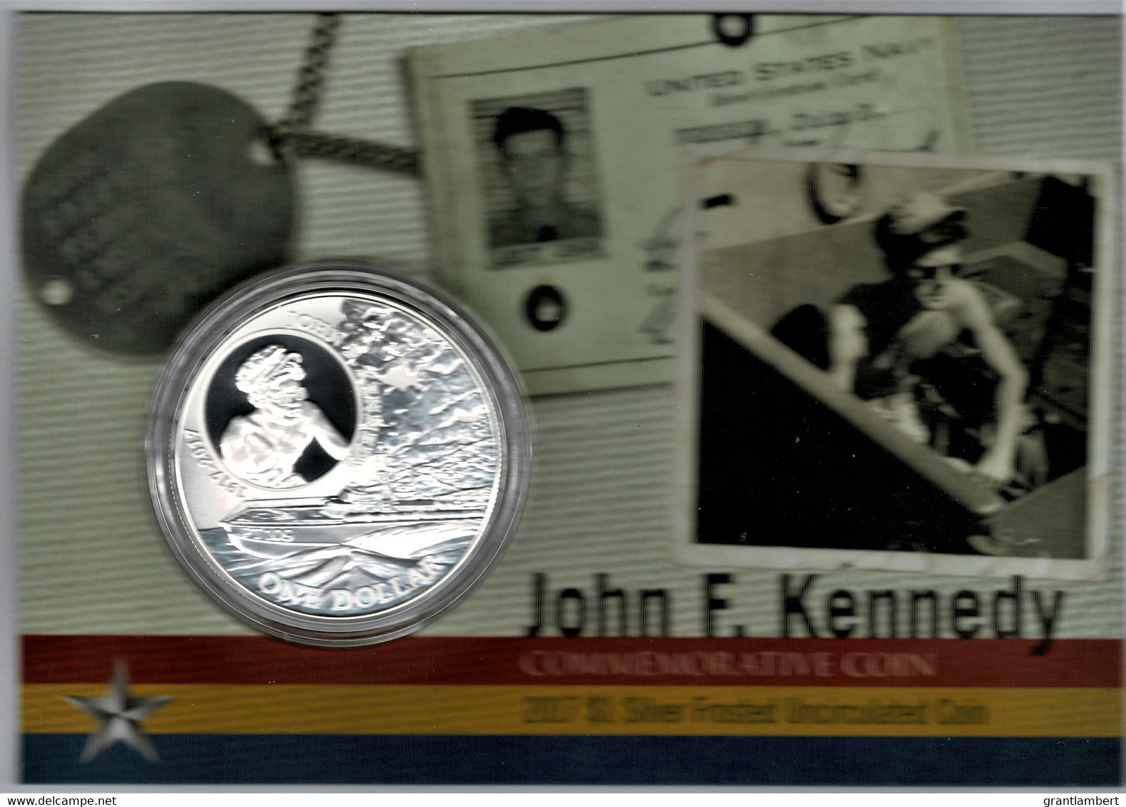 Solomon Islands 2017 John F. Kennedy - 100th Anniversary $1 Uncirculated Coin - Salomonen