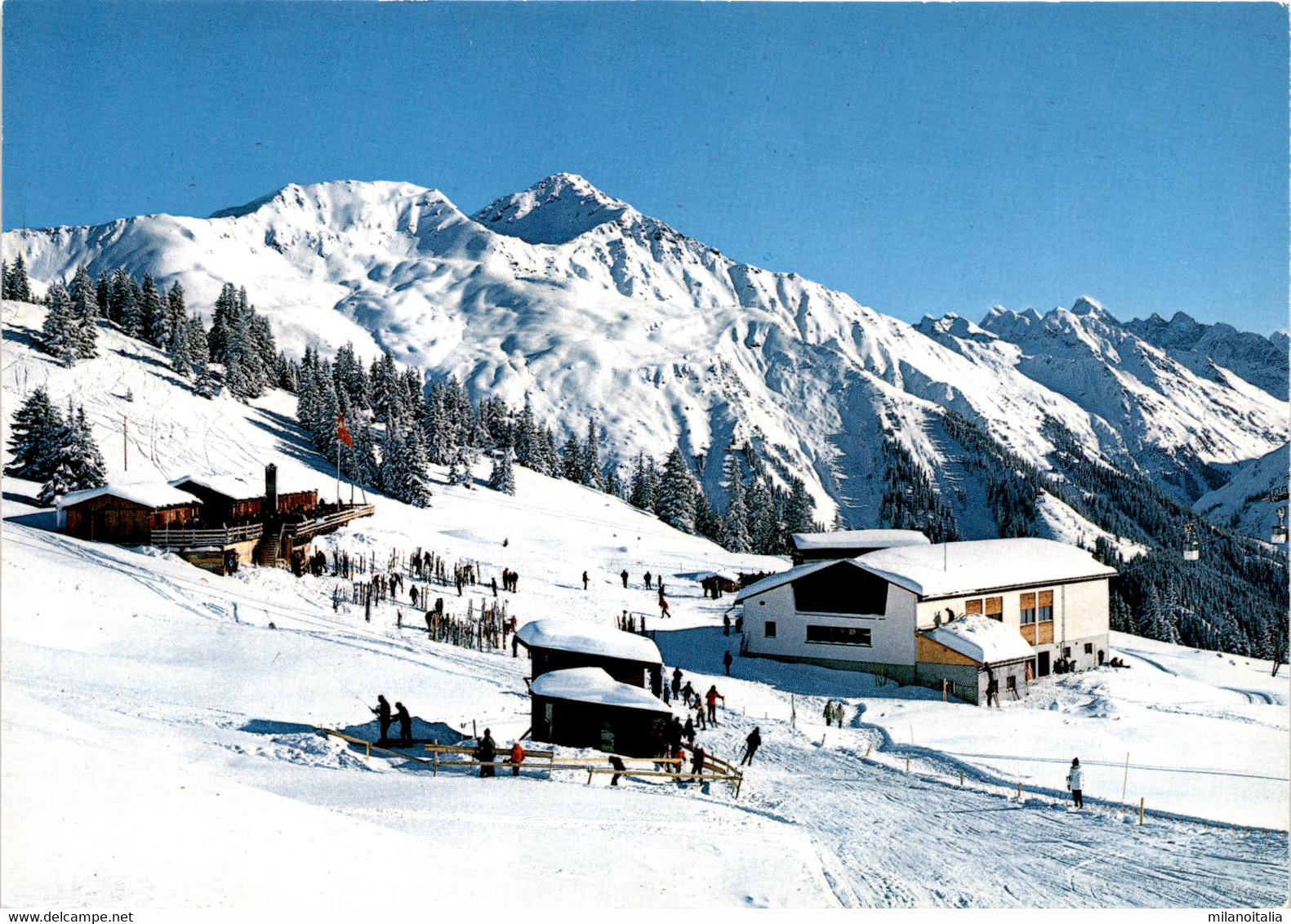 Klosters-Madrisa, Bergstation Saaser-Alp Mit Aelpelti (523) - Saas Im Prättigau