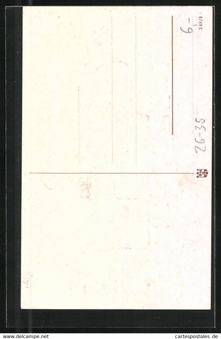 Künstler-AK P. O. Engelhard (P.O.E.): Der Traurige Abschied Eines Soldaten - Engelhard, P.O. (P.O.E.)