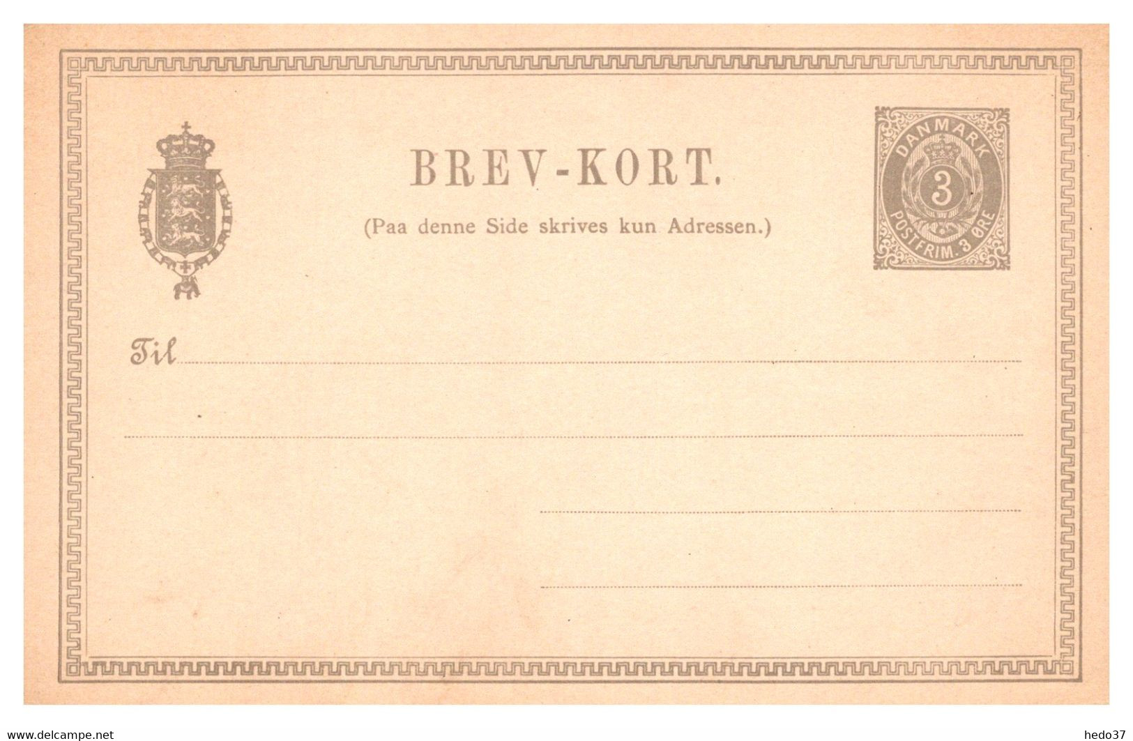 Danemark - Entiers Postaux - Entiers Postaux