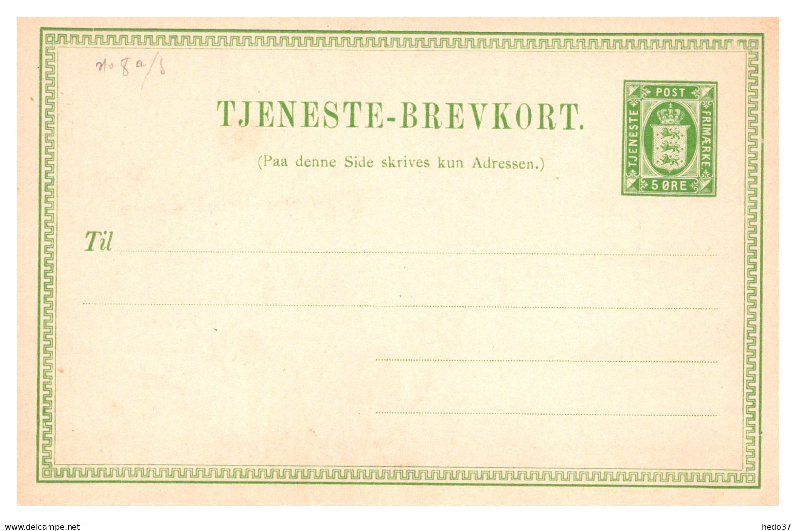 Danemark - Entiers Postaux - Entiers Postaux