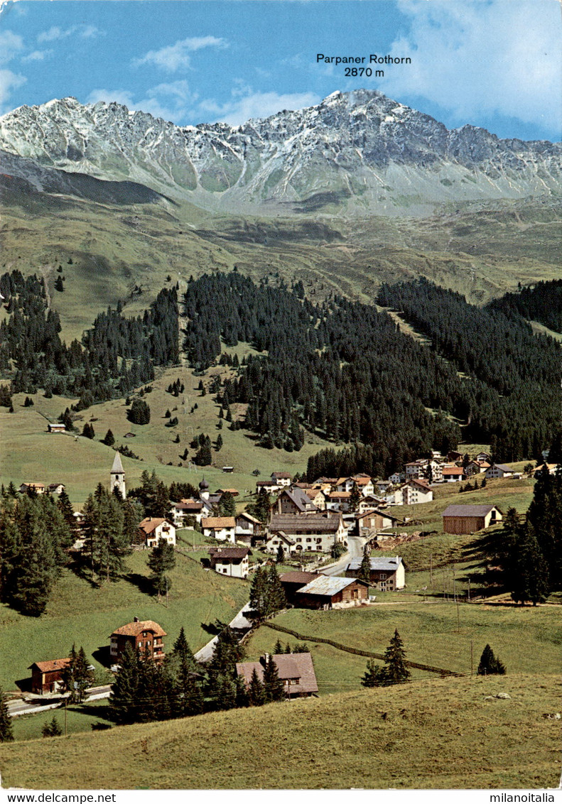 Parpan Mit Parpaner Rothorn (2854) * 26. 6. 1974 - Parpan