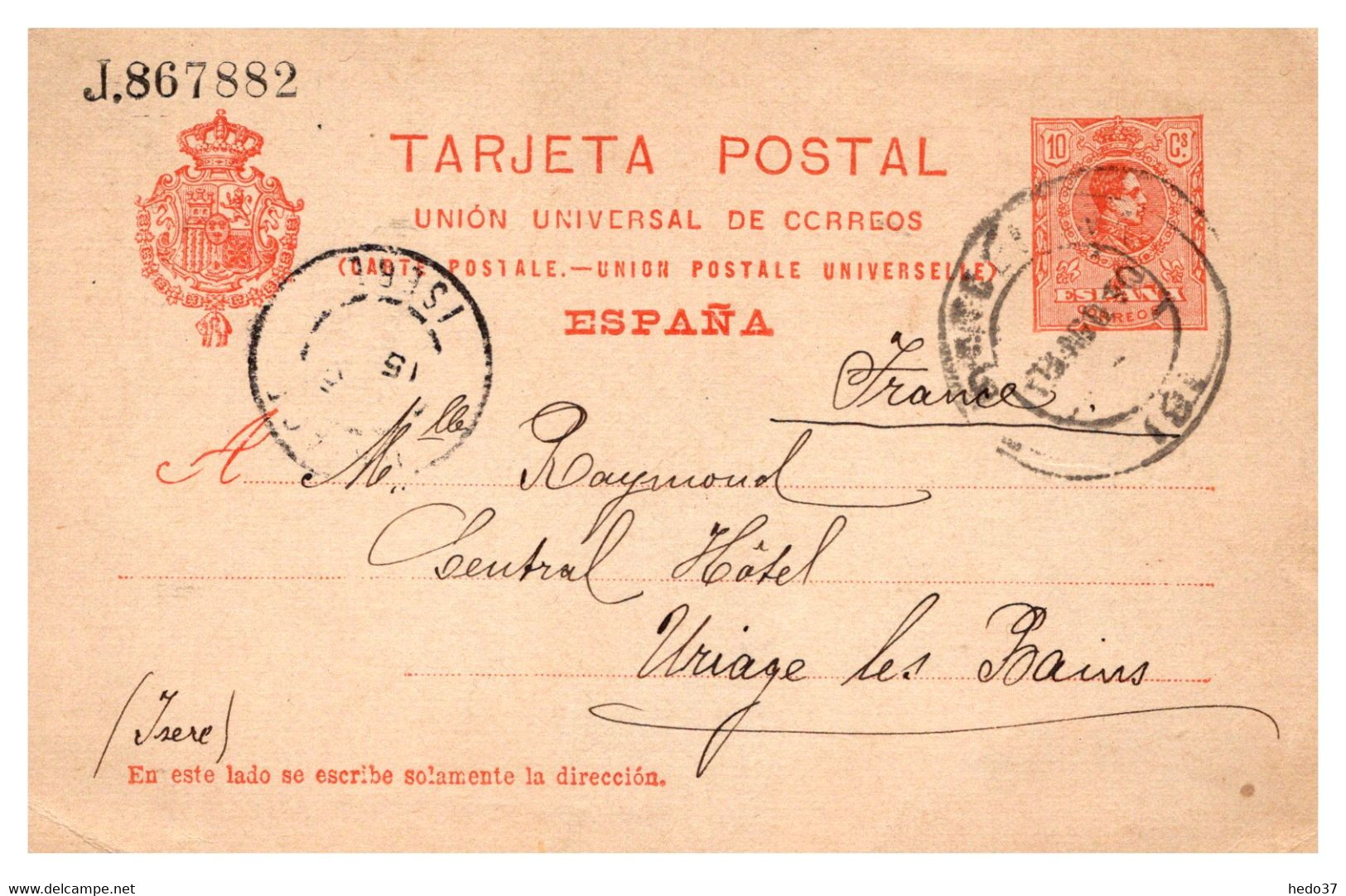 Espagne - Entiers Postaux - 1850-1931