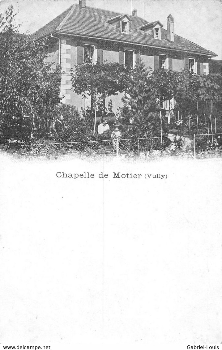 Chapelle De Motier Vully - Animée - Chapelle