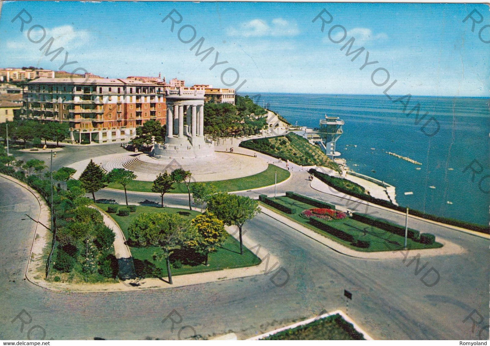 CARTOLINA  ANCONA, MARCHE,MONUMENTO AI CADUTI,STORIA,MEMORIA,RELIGIONE,CULTURA,BELLA ITALIA,IMPERO ROMANO,VIAGGIATA 1959 - Ancona