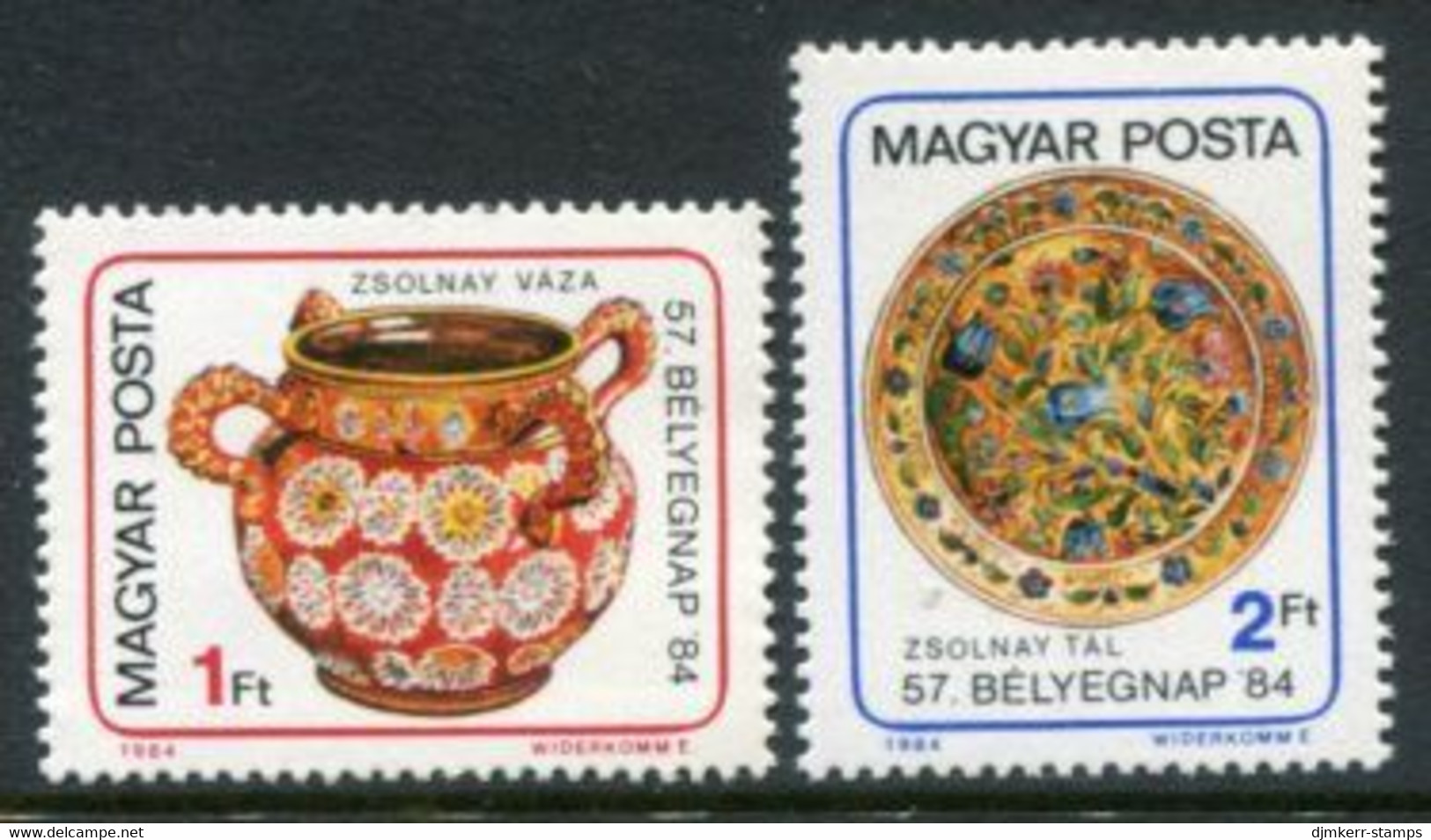 HUNGARY 1984 Stamp Day  MNH / **.  Michel 3694-95 - Unused Stamps