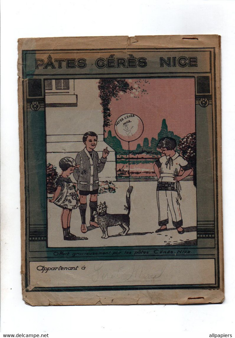 Protège-cahiers Pâtes Cérès Nice Avec Table De Multiplication Au  Verso - Format : 24x18 cm - Book Covers