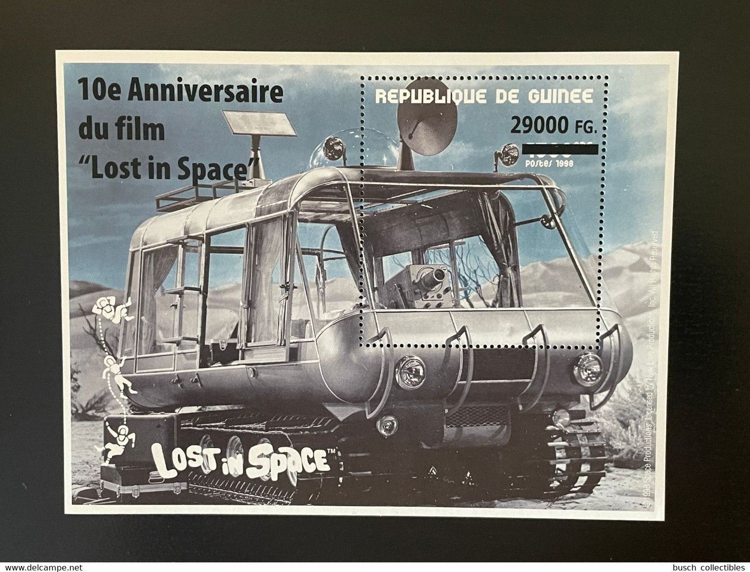 Guinée Guinea 2008 Mi. Bl. 1654 Surchargé Noir Black Overprint Lost In Space Espace Film Movie Raumfahrt - Afrika