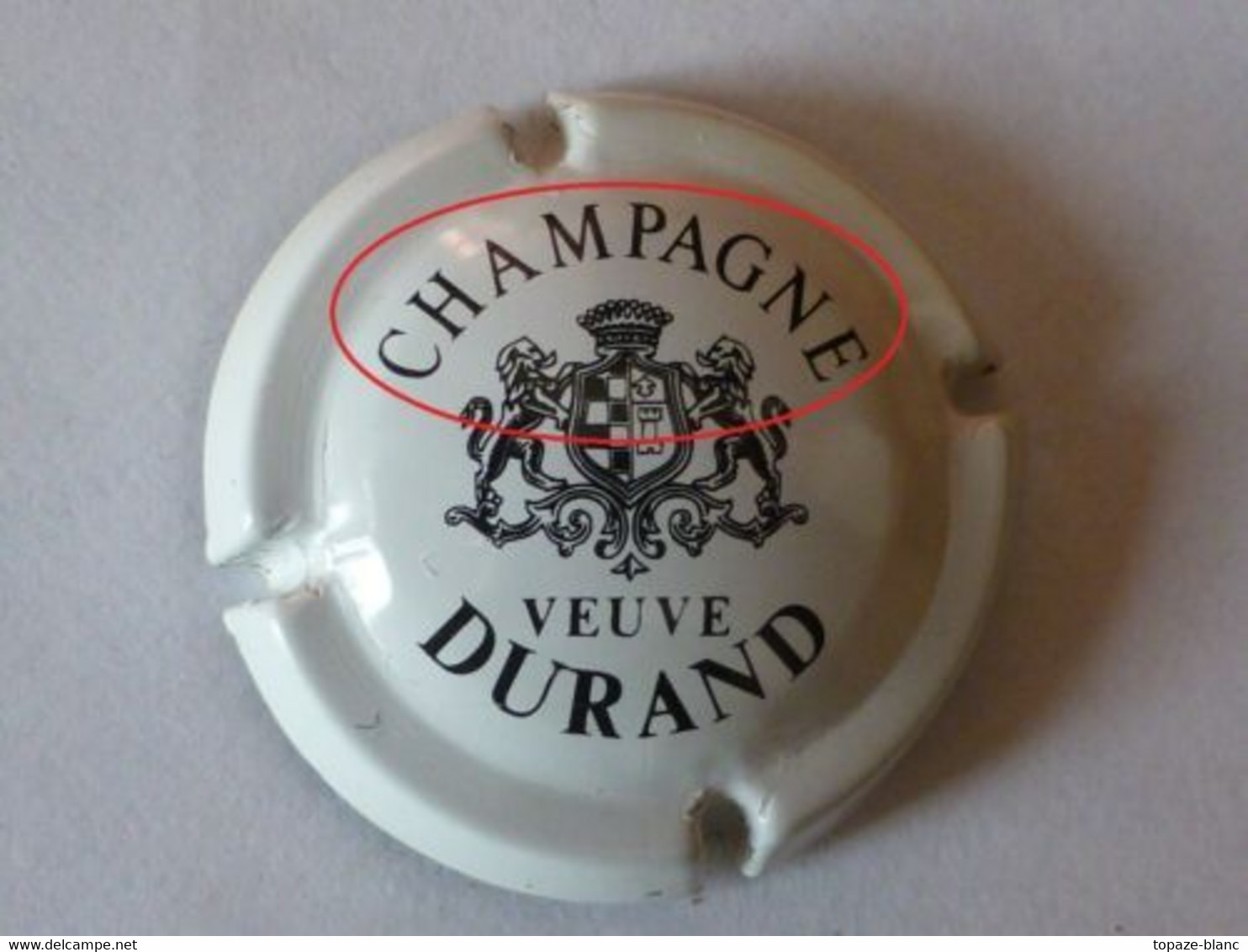 CAPSULE CHAMPAGNE / VEUVE DURAND - GRAND CHAMPAGNE / 1 - Durand (Veuve)