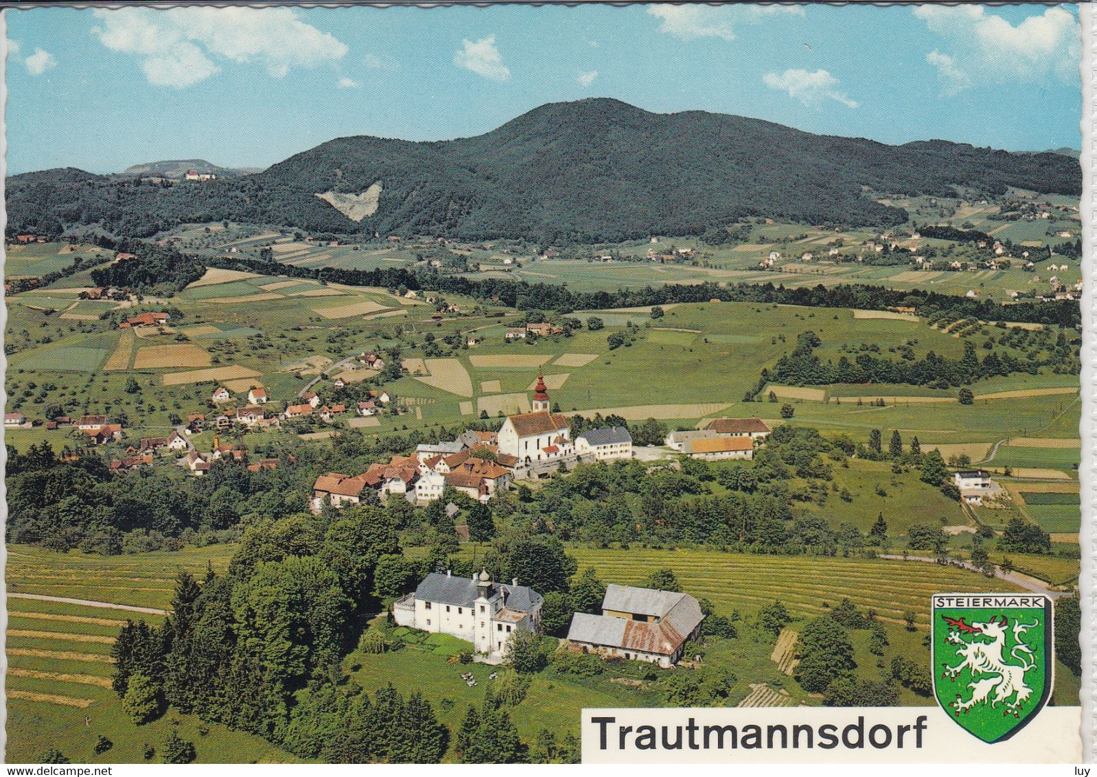 TRAUTMANNSDORF Bei Bad Gleichenberg    Fliegeraufnahme, Luftbild - Riegersburg