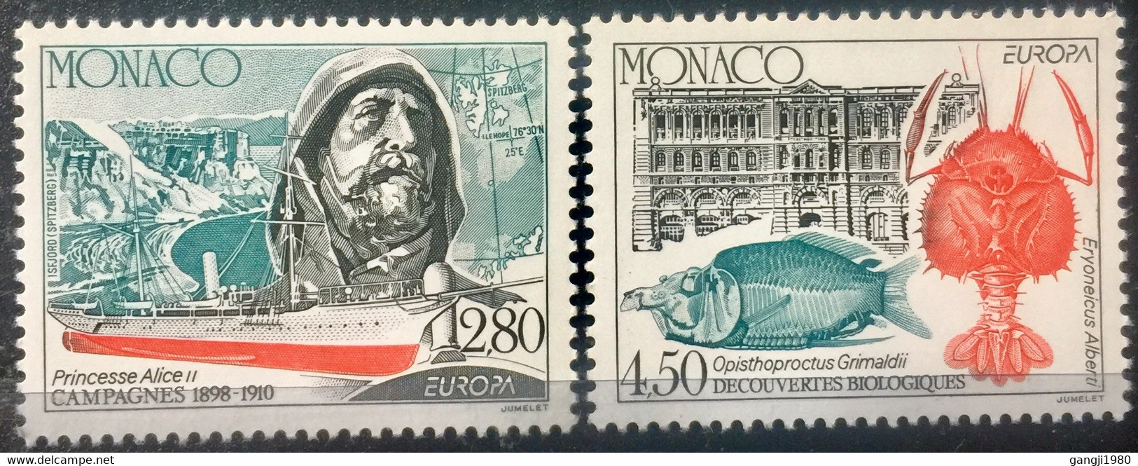 MONACO 1994 MNH STAMP ON  EUROPA , 2 DIFFERENT STAMPS - Unused Stamps