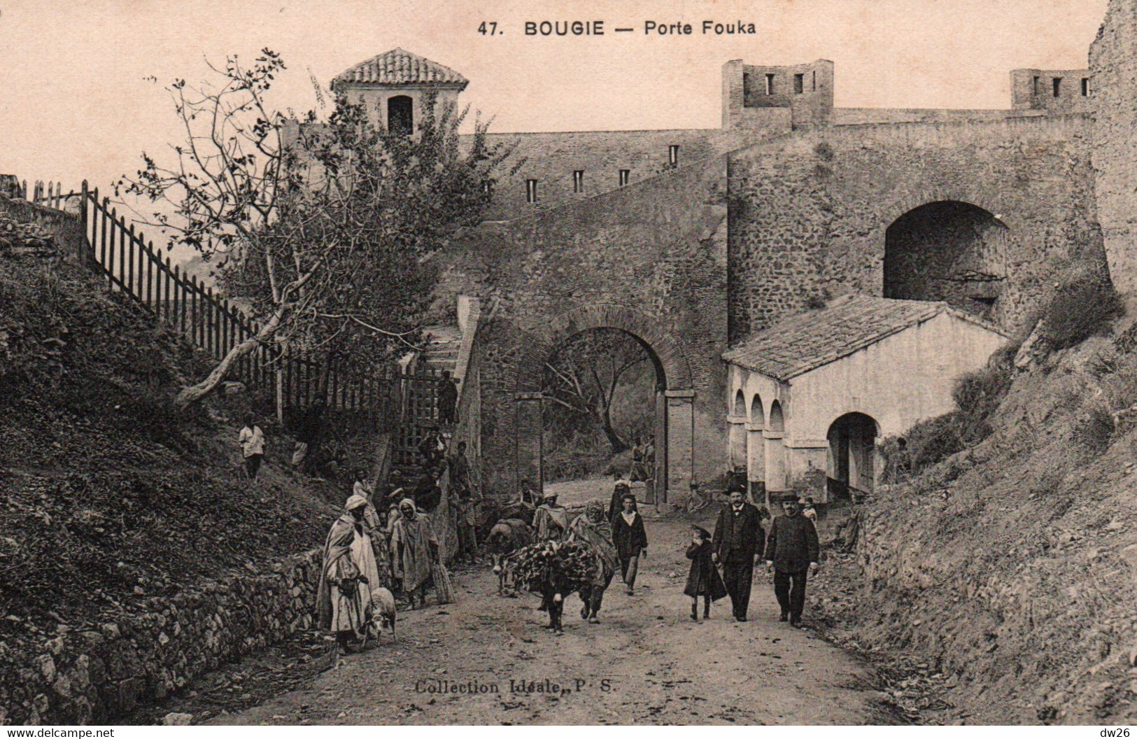 Bougie (Bejaia, Algérie) Porte Fouka - Collection Idéale P.S. - Carte N° 47 - Bejaia (Bougie)