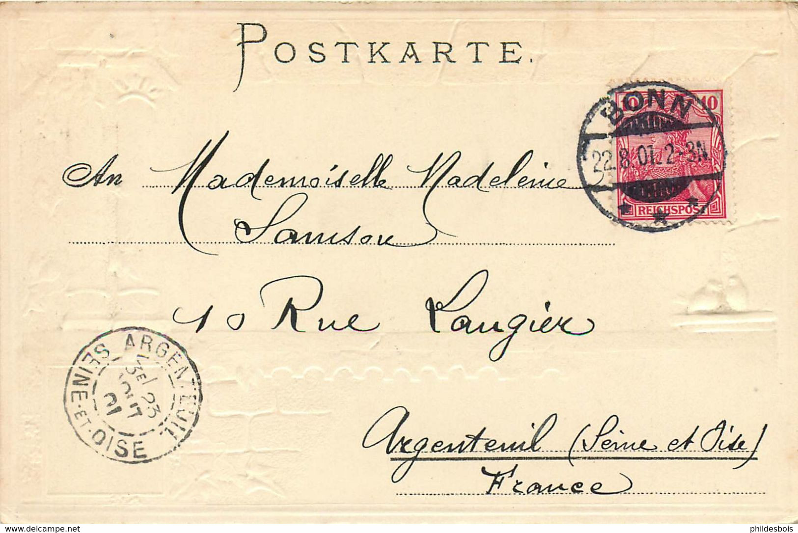 ALLEMAGNE  BIGEN    (litho 1900 ) - Bingen