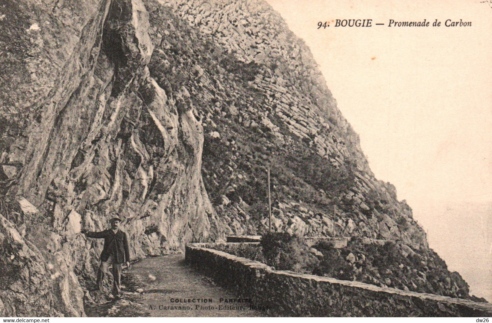Bougie (Bejaia, Algérie) Promenade De Carbon - Collection Parfaite - Carte N° 94 - Bejaia (Bougie)