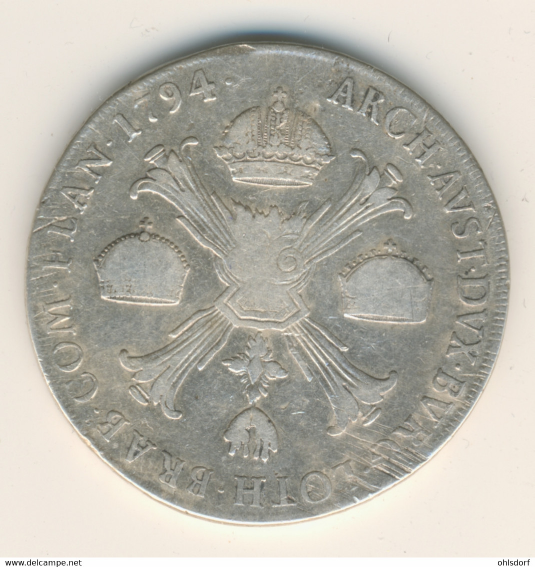 MILANO 1794 M: Crocione Kronenthaler 29,14 Grammi, Argento, KM 239 - Lombardije-Venetië