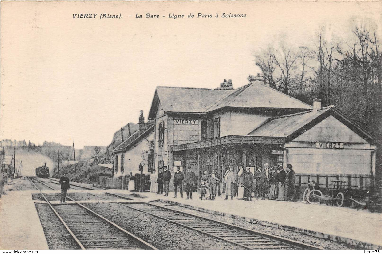 VIERZY - La Gare - Ligne De Paris à Soissons - Otros & Sin Clasificación