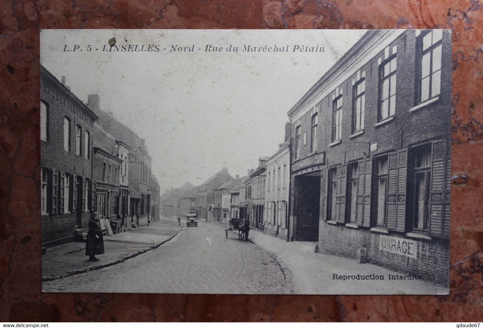 LINSELLES (59) - RUE DU MARECHAL PETAIN - Sonstige & Ohne Zuordnung