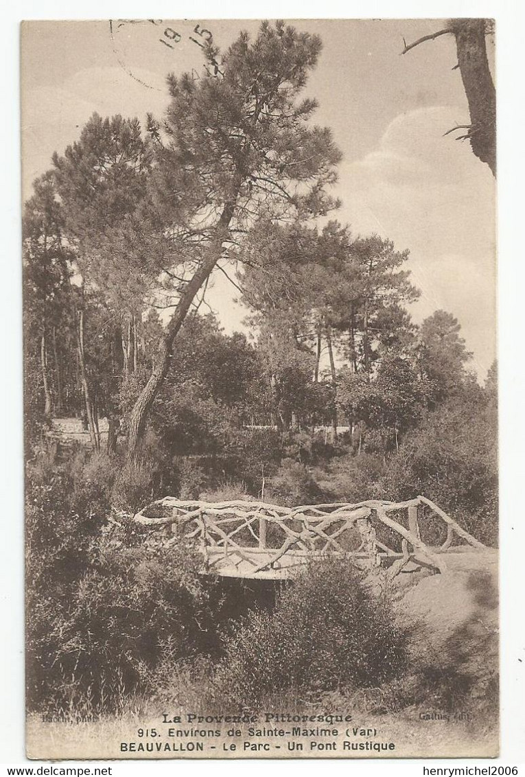 83 Var Env De Sainte Maxime Sur Mer Bauvallon Le Parc Un Pont Rustique - Sainte-Maxime