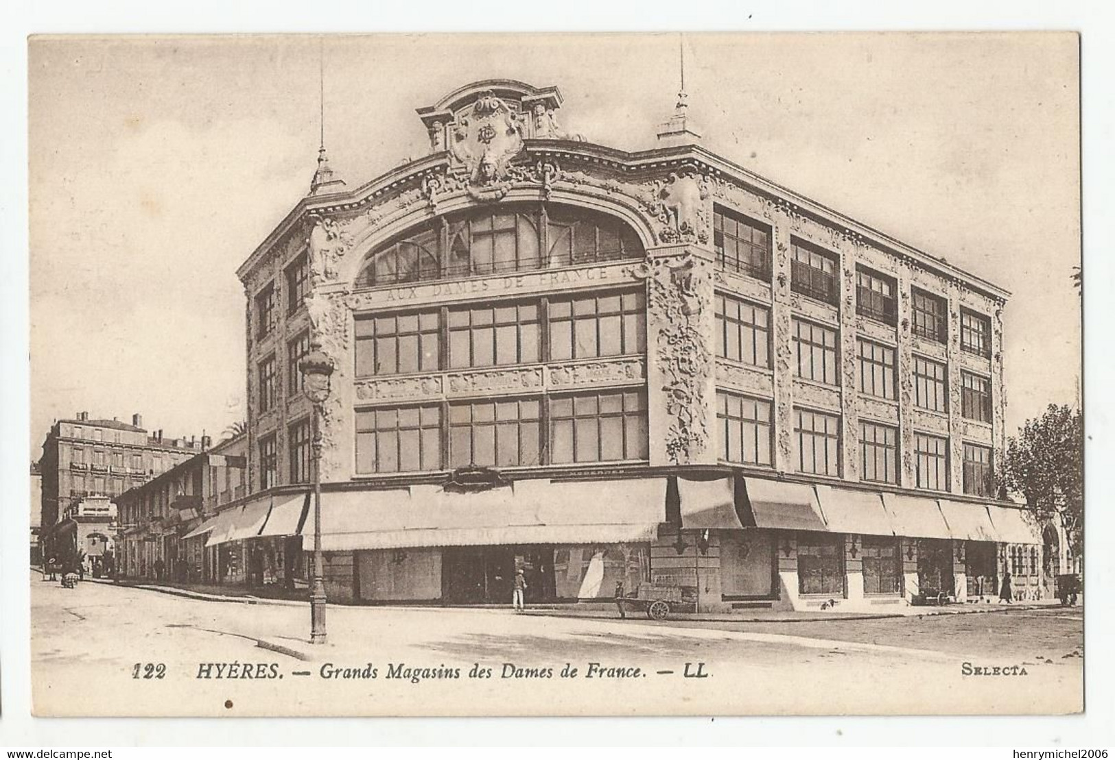 83 Var Hyères Grands Magasins Des Dames De France - Hyeres