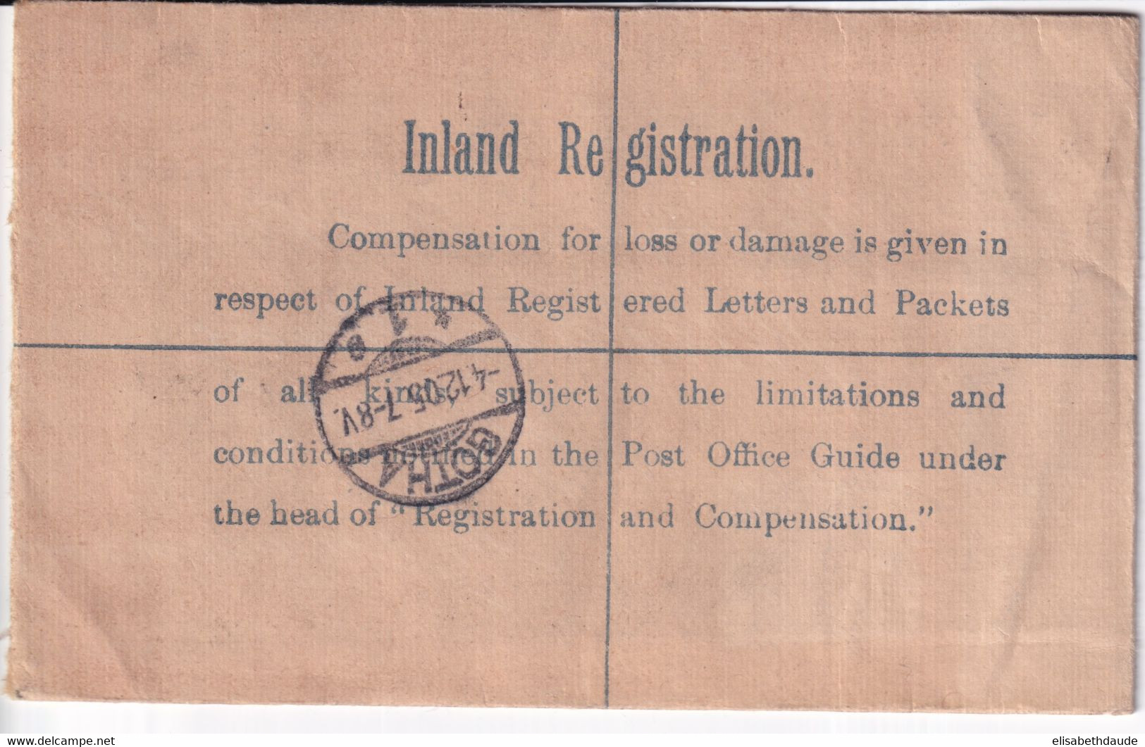 GB - 1905 - EDWARD VII - ENVELOPPE ENTIER RECOMMANDEE De GREEK ST SOHO (LONDON) => GOTHA (GERMANY) - Lettres & Documents