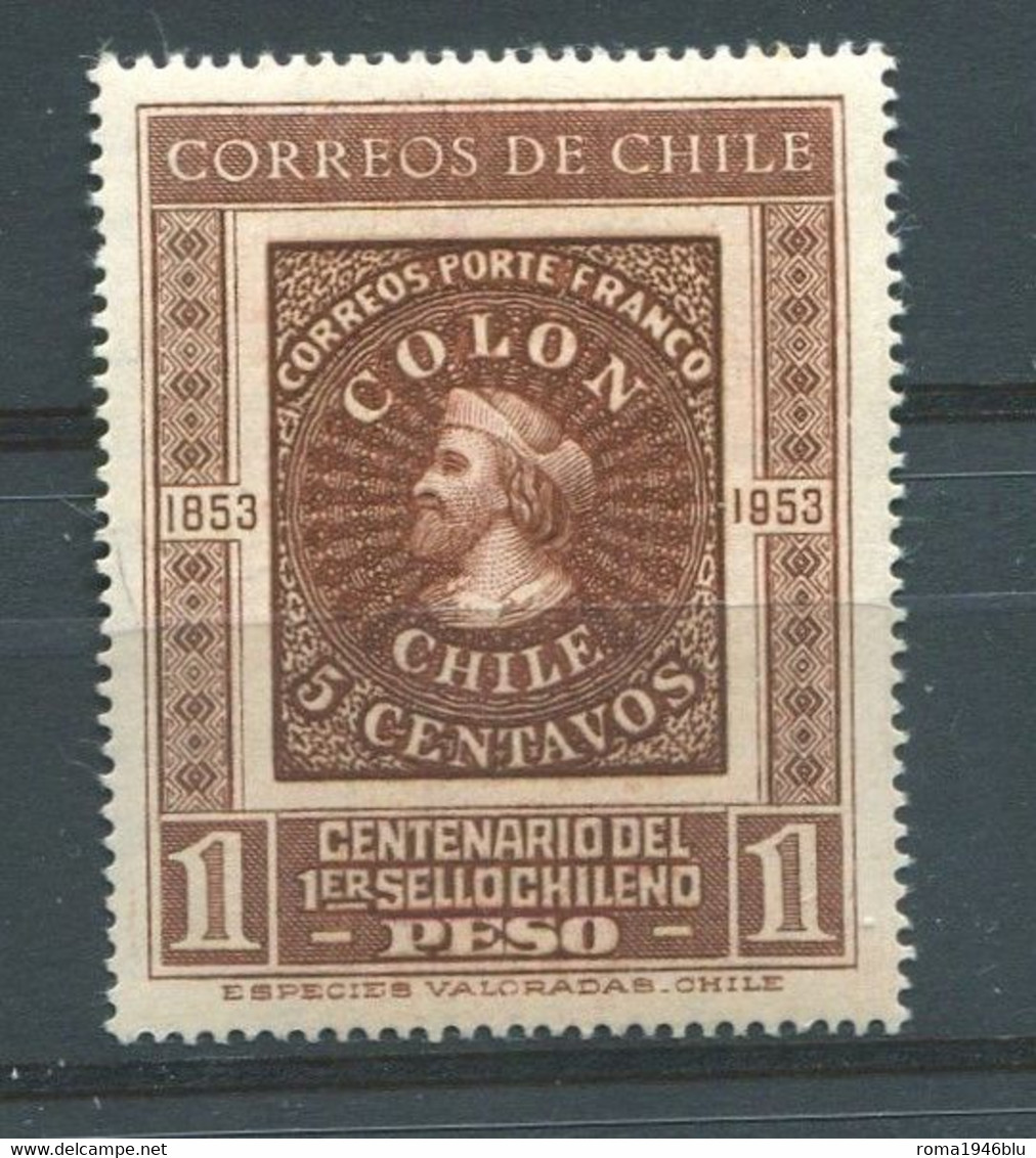 CILE 1953 CORREOS - Cinderellas