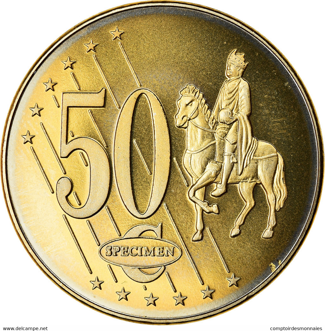 Vatican, 50 Euro Cent, 2006, Unofficial Private Coin, FDC, Laiton - Pruebas Privadas