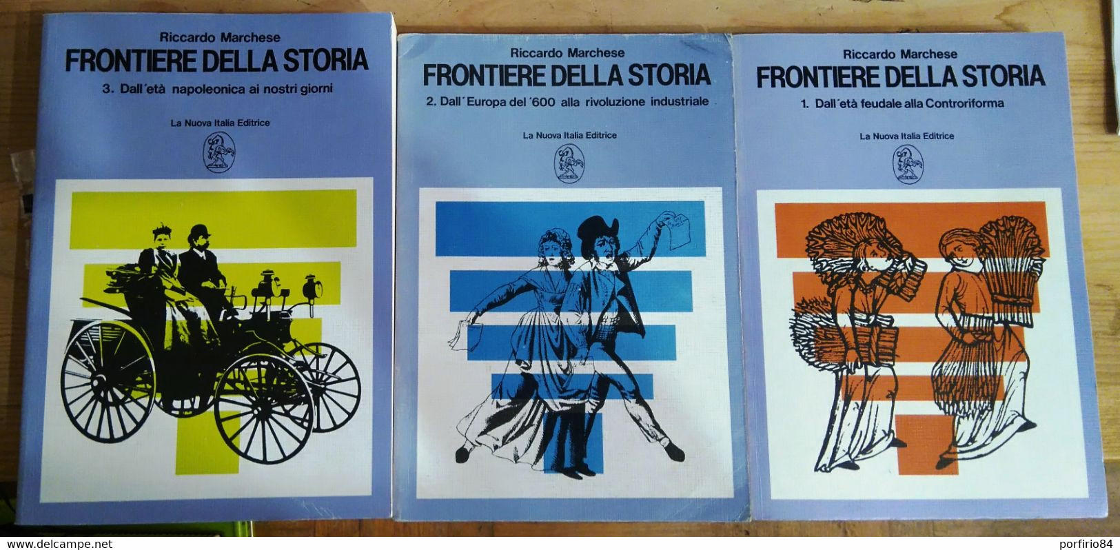 R. MARCHESE FRONTIERE DELLA STORIA 3 VOLUMI LA NUOVA ITALIA EDITRICE - Historia, Filosofía Y Geografía